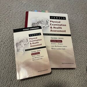 Jarvis Physical Examination + Health Assessment Textbook + Pocketbook